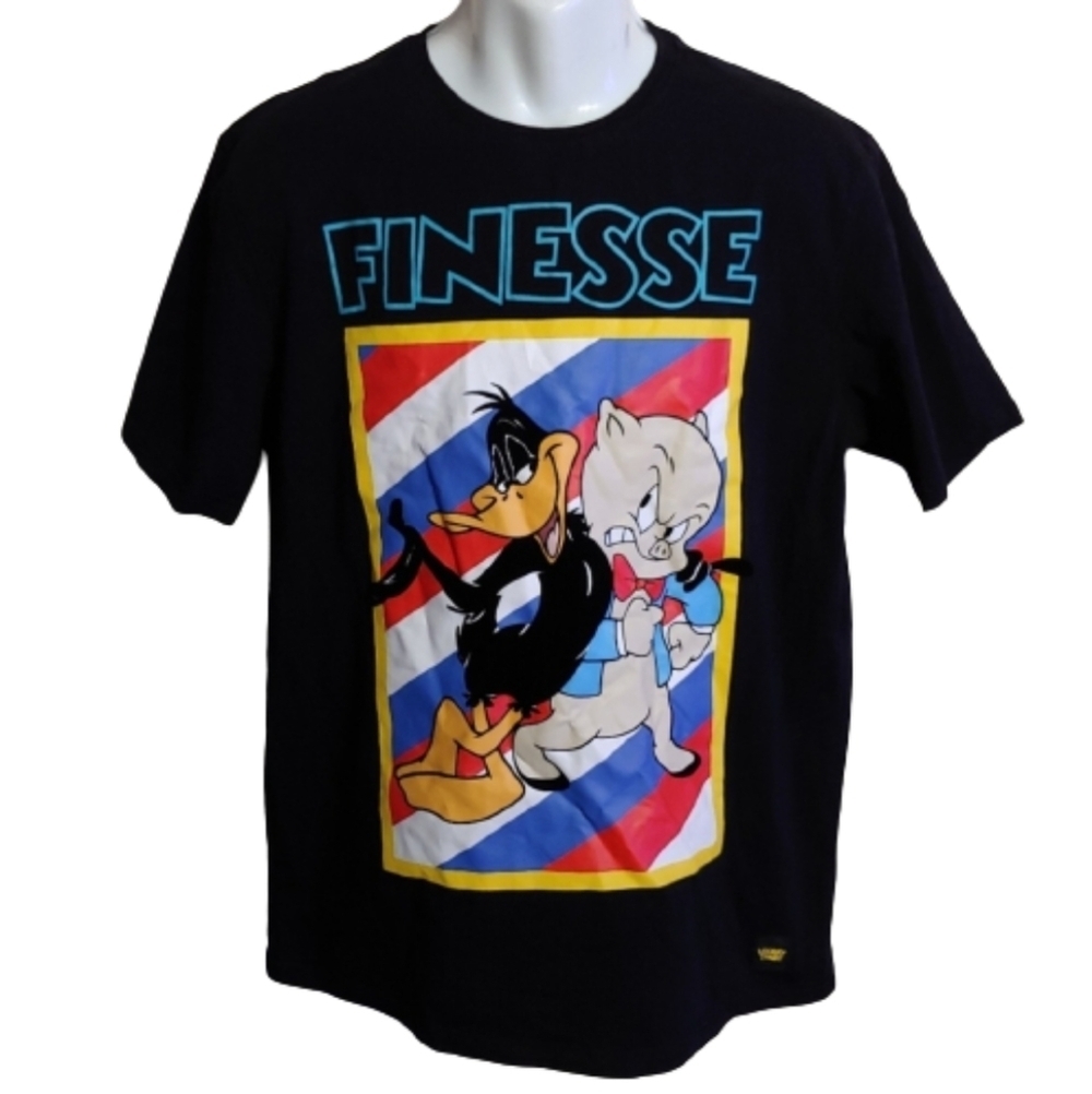 Looney Tunes Finesse Short Sleeve T-shirt Size Men's Large NEW